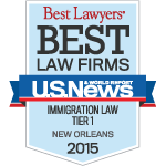 2015-Best-Law-Firms-U.S-News-Immigration-Law-Tier-one-New-Orleans